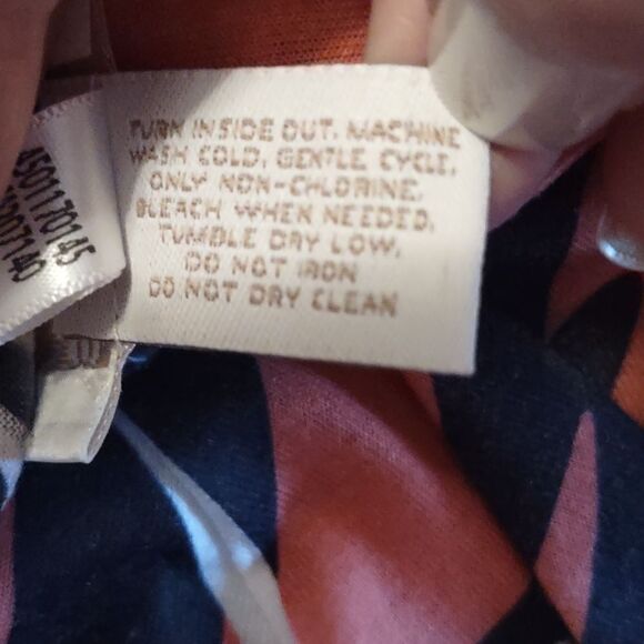 Chico's Size 0 or XS animal and paisley print elastic band bottom and sleeve - Picture 7 of 12